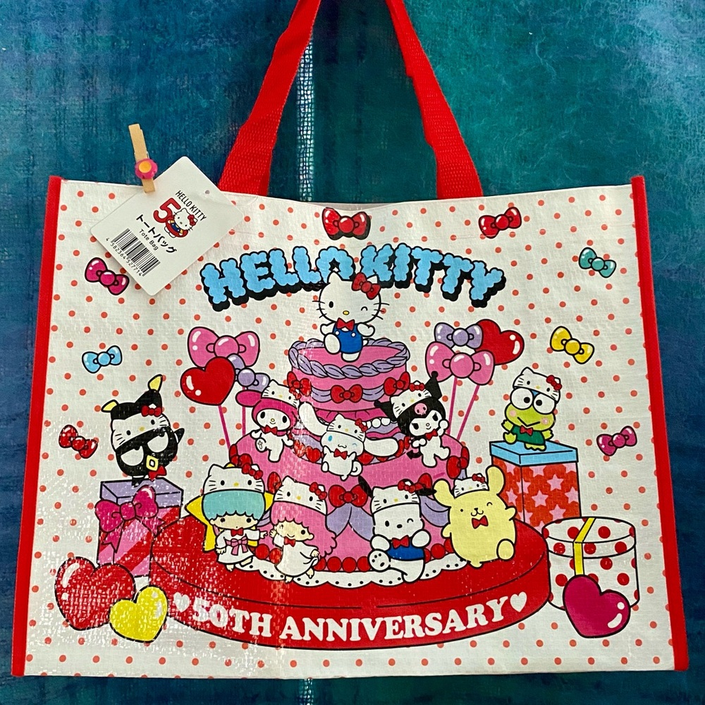 NWT Hello Kitty 50th Anniversary Tote Bag